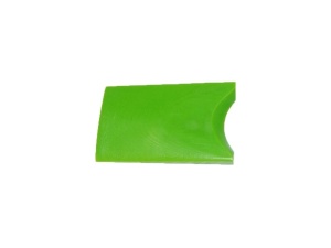 Material compozit pentru maner cutit G10 - 9.5 mm, Neon Green