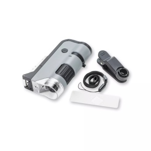 Microscop MicroFlip de buzunar Carson, cu LED-uri UV