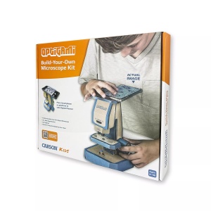 Microscop Optigami 50x-400x pentru copii, kit de construcție - Carson - Img 4