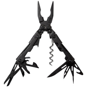 Multitool SOG PowerLitre Black, 18 functii, otel 5Cr15MoV, Compound Leverage