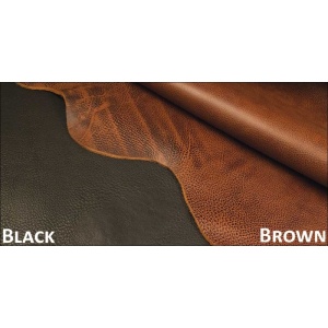 Piele de bivol de apa, tabacita vegetal, 3.2-4 mm grosime, Tandy Leather SUA - Img 2