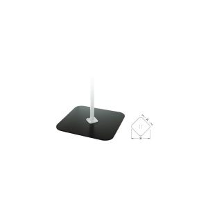 Placa fixa pentru stand cu doua falci cu arc, Unior