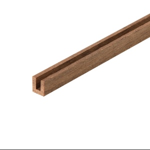 Profil unghi "U'' din lemn de nuc 500 mm pentru modelism, Amati