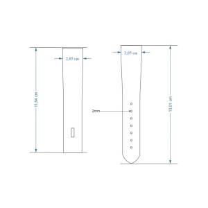 Sabloane taiere pentru curele de ceas din piele 18, 20, 22, 24mm latime - Img 3