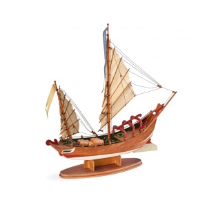 Sampang, Vas de pescuit si transport chinezesc, Navomodel Amati, Scara 1:60, Lungime 34cm - Img 2