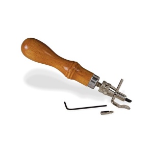 Scula de marcare si canelare reglabila pentru pielarie Craft Tools, Tandy Leather - Img 2
