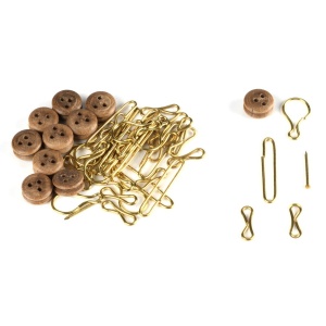 Set 10 suporti cu capete berbec navomodelism, 7mm, Amati