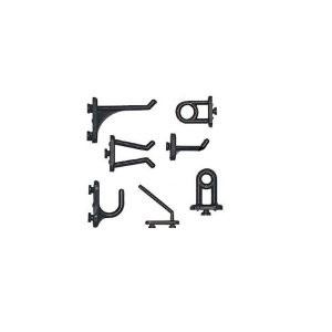 Set 20 carlige plastic pentru panou perforat de scule
