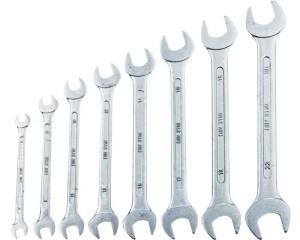 Set chei fixe duble WGB 6-22 mm, 8 piese, crom-vanadiu