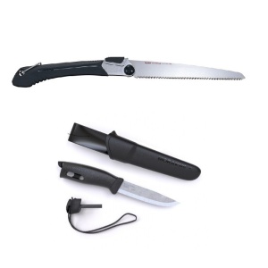 Set cutit, Morakniv Companion Spark si fierastrau Tajima - Img 2