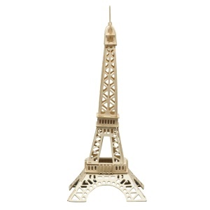 Set de construcție din lemn "Turnul Eiffel" debitat cu laser Pebaro