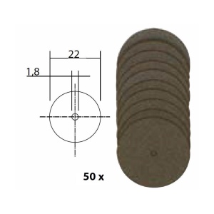 Set discuri debitoare din corindon, 22mm, 50 buc, Proxxon 28812 - Img 7