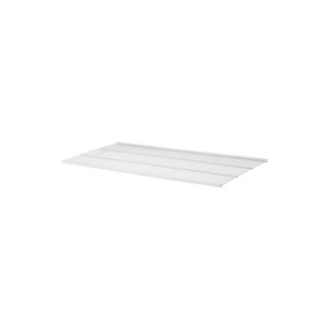 Set polita plasa metalica Dolle Gridboards 800x406x10 mm, alba, pentru rafturi modulare - Img 2