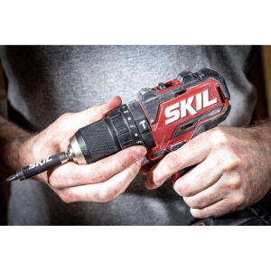 SKIL 3075 HB masina de gaurit cu percutie compact Brushless, 0-500/0-1800/min, geanta de transport+set de 6 biti, incarcator, 2xAccu 4,0 Ah - Img 12