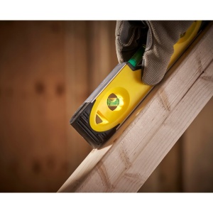 Stanley 0-43-511, nivela torpedo, din aluminiu, 23 cm, 3 fiole blister - Img 3