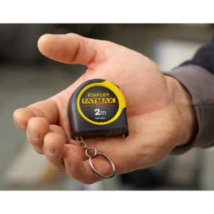 Stanley FMHT1-33856, ruleta tip breloc FatMax 2m, Tru-Zero, buton de blocare a lamei Slide LockTM, 2m x 13mm, blister - Img 3