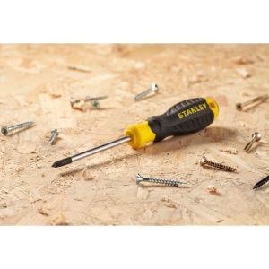 Stanley STHT16155-0, surubelnita Cushion Grip cu varful cruce PH1 si lungimea tijei de 75mm, PH1x75 - Img 7