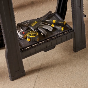 Stanley STST1-70355, Pereche capre pliabile pentru taiat lemne, capacitate maxima 362kg - Img 10