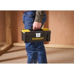 Stanley STST1-75515, essential, cutie pentru scule cu doua organizatoare pe capac si tava detasabila, inchizatoare metalica, 7.60 litri, (12.5 inch) 320x188x132mm - Img 12