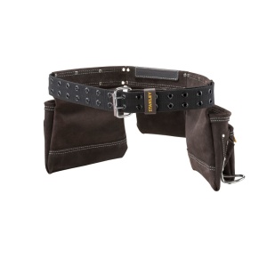 Stanley STST1-80113, curea cu buzunare din piele pentru unelte si scule, 48.6 x 6.8 x 8.9cm - Img 6