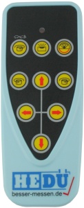 Telecomandă pentru lasere rotative R1, R2, R3 și Q2, Hedue