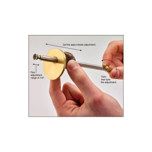 Veritas Tija cu micro-reglaj pentru Wheel Marking Gauge 05N3641 - Img 5