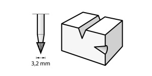 118 Freza de mare viteza 3.2mm, Dremel - Img 6