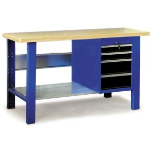 1500-7 Banc de lucru 1500mm cu blat din lemn fag multistrat - Img 2