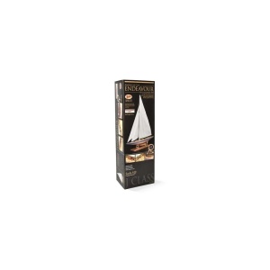 1700/85 ENDEAVOUR-J Class Yacht, Goeleta - 1934 - UK Challenger, Scara 1:50, Navomodel Amati, Carena din lemn - Img 12