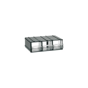 411 Cutii cu sertare transparente 192x148x63mm