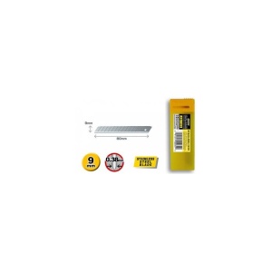 AB-10S Set 10 lame inox segmentate 9 mm, Olfa - Img 2