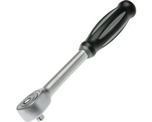 Antrenor cu clichet WGB 1/4" 185 mm, 60 dinți, crom-vanadiu