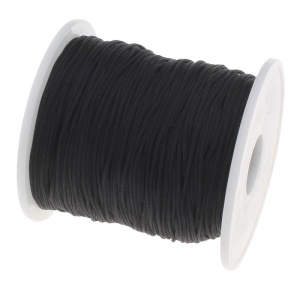 Ata 1mm neagra semicerata pentru cusut piele manual sau la masina, ITALIA - Img 2