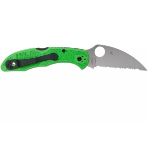 Briceag Salt® 2 verde LC200N Wharncliffe, Spyderco - Img 6