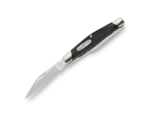 Briceag traditional Buck 303 Cadet (0303BKS-B / 0303RWS-B), 3 lame otel 420HC, slipjoint, negru / lemn Rosewood - Img 4