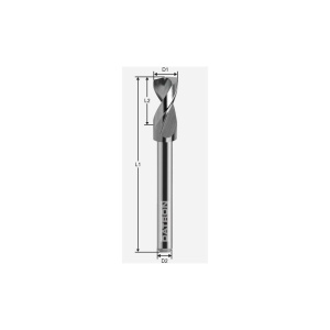 Burghiu de carbura, Datron 0068240, 4.0x3.0mm - Img 2