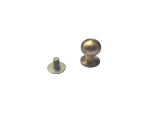 Buton din alama pentru pielarie, 10 mm