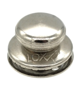Buton superior nichelat pentru sisteme de fixare LOXX