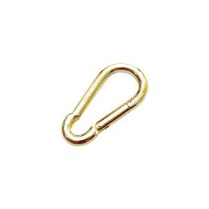 Carabinieră simplă Posamo 100x10 mm, oțel zincat galben