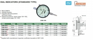 Ceas Comparator Analog INSIZE 10mm 0.01mm - Img 3