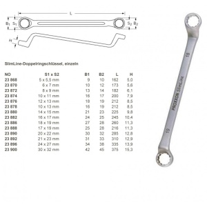 Chei inelare cotite SlimLine PROXXON Industrial - Img 3