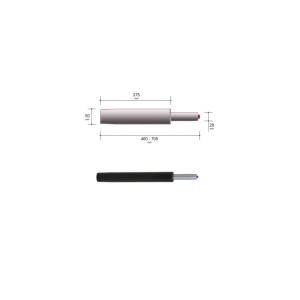 Cilindru pneumatic extra-lung pentru scaune seria WORK - Img 7