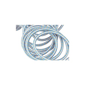Cordelină elastică poliamidă Ø5mm x 20m, albastru/verde - Img 3