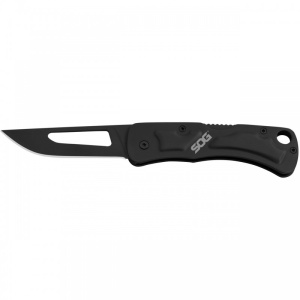 Cutit breloc SOG Centi II CE1012-CP, lama 3Cr13, Slip Joint, maner din otel inoxidabil, EDC Keychain Knife - Img 2