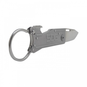 Cutit breloc SOG KeyTron KT1001-CP, lama 5Cr15MoV, Lockback, desfacator sticle integrat, EDC Keychain Knife - Img 5
