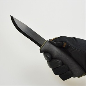 Cutit Bushcraft Survival BlackBlade (C) cu lama otel carbon C100S cu acoperire DLC , Morakniv - Img 8