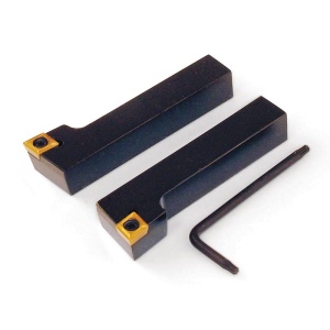 Cutit de strung cu insertie din carbură de 80°, pentru strung Sherline - Img 3