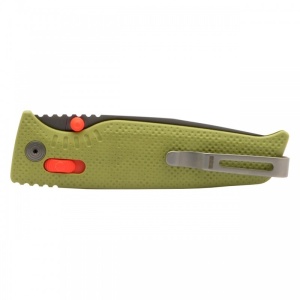 Cutit pliabil SOG Altair XR Field Green 12-79-03-57, lama Drop Point 154CM Satin, XR Lock, Thumb Stud, maner GRN Field Green, EDC Ultralight - Img 7
