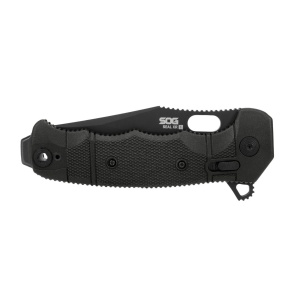 Cutit pliabil SOG SEAL XR Ti USA Made, lama CPM S35VN, maner titan, mecanism XR Lock, fabricat in SUA - Img 7
