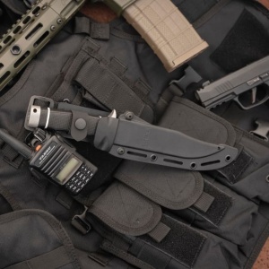 Cutit SCutit tactic SOG Tech Bowie Stonewash, otel SK-5, lama 165 mm - Img 10